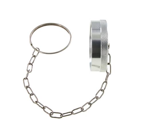 Tapa de protección contra el polvo de acero UNS 2-1/8"-10 para tapón de acoplamiento