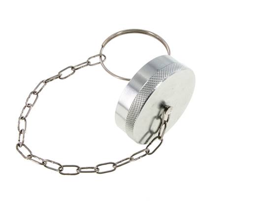 Tapa de protección contra el polvo de acero UNS 2-1/8"-10 para tapón de acoplamiento