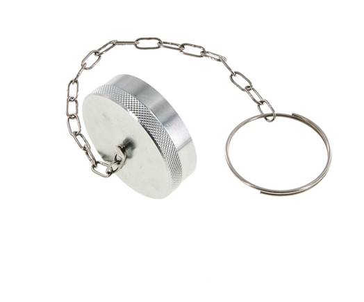 Tapa de protección contra el polvo de acero UNS 2-1/8"-10 para tapón de acoplamiento