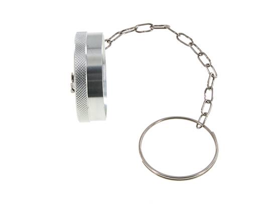 Tapa de protección contra el polvo de acero UNS 2-1/8"-10 para tapón de acoplamiento