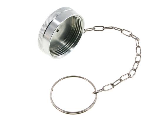 Tapa de protección contra el polvo de acero UNS 2-1/8"-10 para tapón de acoplamiento