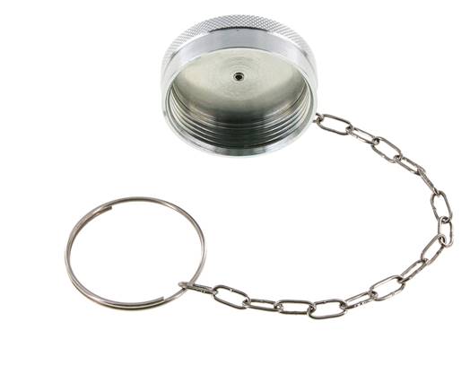 Tapa de protección contra el polvo de acero UNS 2-1/8"-10 para tapón de acoplamiento