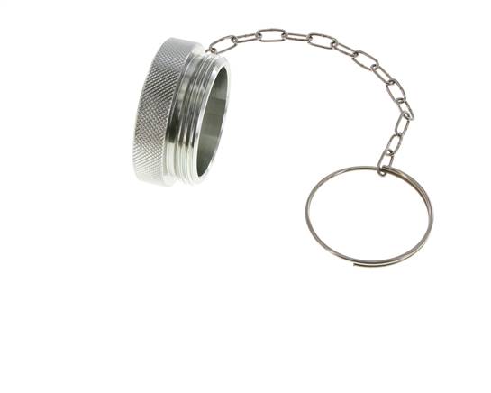 Tapa de protección contra el polvo de acero UNS 2-1/8"-10 para el zócalo de acoplamiento