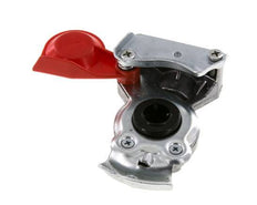 Supply Red Aluminum Gladhand Coupling M16x1.5 Female Threads DIN 74254