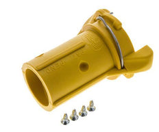 Acoplamiento para chorro de arena 25x39 mm Conexión de manguera Acoplamiento de nylon Longitud 110 mm