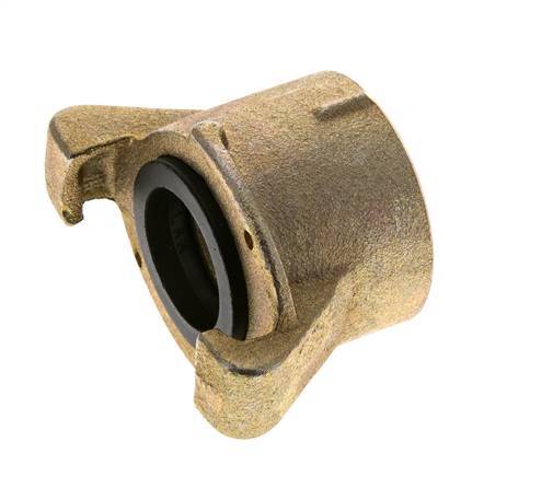 Sandblast Coupling 1 1/4'' Female Threads Malleable Cast Iron Coupling Length 55 mm