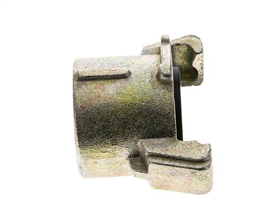 Acoplamiento con chorro de arena 1 1/4'' rosca hembra Acoplamiento de fundición maleable Longitud 62 mm