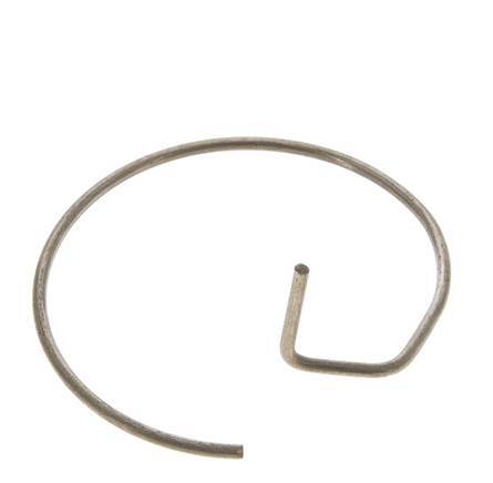 Sandblast Coupling 2 mm Automatic Safety Clip [2 Pieces]