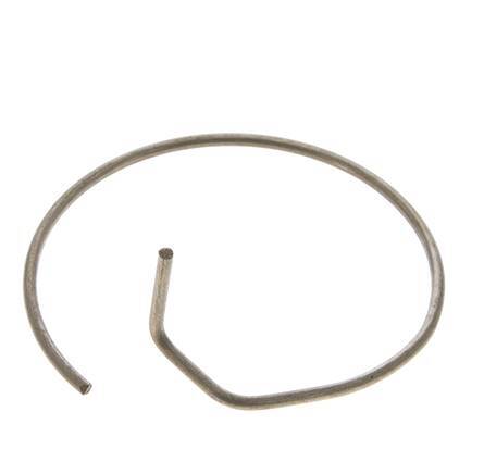 Sandblast Coupling 2 mm Automatic Safety Clip [2 Pieces]