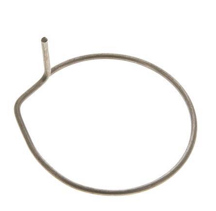 Sandblast Coupling 2 mm Automatic Safety Clip [2 Pieces]