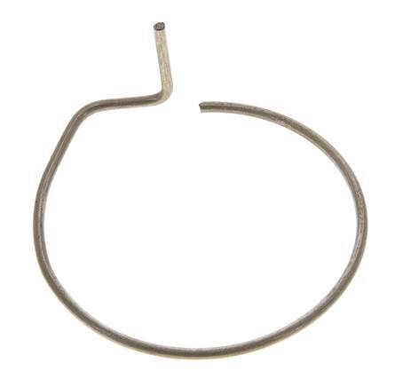 Sandblast Coupling 2 mm Automatic Safety Clip [2 Pieces]