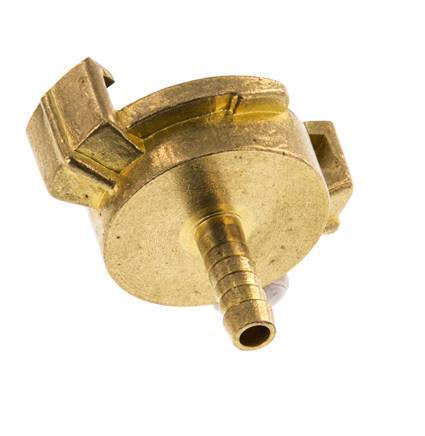 6 mm Hose Barb GEKA Garden Hose Brass Coupling [2 Pieces]