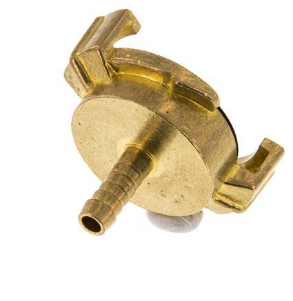 6 mm Hose Barb GEKA Garden Hose Brass Coupling [2 Pieces]