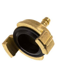 6 mm Hose Barb GEKA Garden Hose Brass Coupling [2 Pieces]