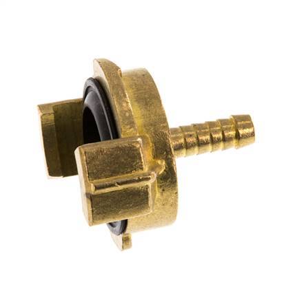 6 mm Hose Barb GEKA Garden Hose Brass Coupling [2 Pieces]
