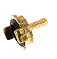 10 mm Hose Barb GEKA Garden Hose Brass Coupling [2 Pieces]