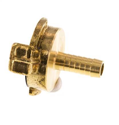10 mm Hose Barb GEKA Garden Hose Brass Coupling [2 Pieces]