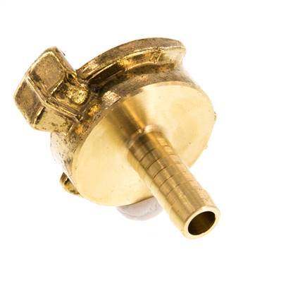 10 mm Hose Barb GEKA Garden Hose Brass Coupling [2 Pieces]