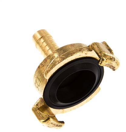 10 mm Hose Barb GEKA Garden Hose Brass Coupling [2 Pieces]