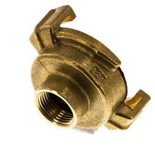 Acoplamiento de latón para manguera de jardín GEKA hembra de 3/8'' [2 piezas]