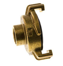 Acoplamiento de latón para manguera de jardín GEKA hembra de 3/8'' [2 piezas]
