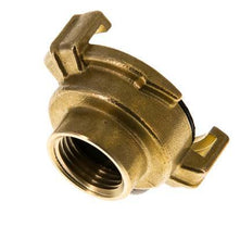 Acoplamiento de latón para manguera de jardín GEKA hembra de 1/2'' [2 piezas]