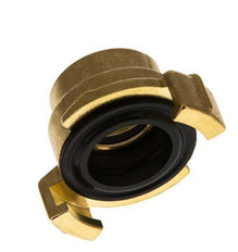 Acoplamiento de latón para manguera de jardín GEKA hembra de 3/4'' [2 piezas]