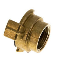 Acoplamiento de latón para manguera de jardín GEKA hembra de 3/4'' [2 piezas]