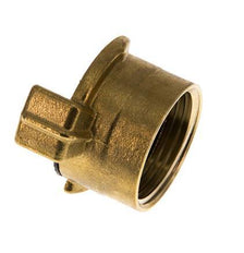 Acoplamiento de latón para manguera de jardín GEKA de 1'' hembra [2 piezas]