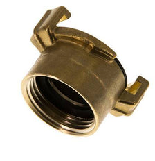 Acoplamiento de latón para manguera de jardín GEKA de 1'' hembra [2 piezas]