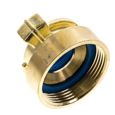 acoplamiento de latón para manguera de jardín GEKA de 1 1/2'' hembra KTW