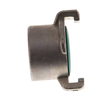 acoplamiento de acero inoxidable para manguera de jardín GEKA de 1'' hembra