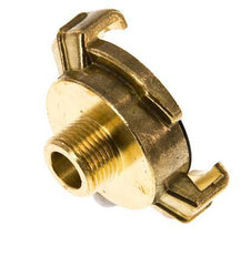 Acoplamiento de latón para manguera de jardín GEKA macho de 3/8'' [2 piezas]