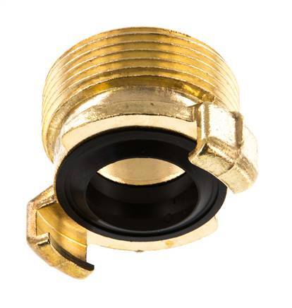 acoplamiento de latón para manguera de jardín GEKA de 1 1/4'' macho