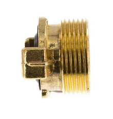 acoplamiento de latón para manguera de jardín GEKA de 1 1/4'' macho