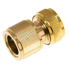 Conector de manguera de latón estilo GARDENA de 13 mm (1/2")