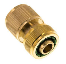 Conector de manguera de latón estilo GARDENA de 13 mm (1/2")