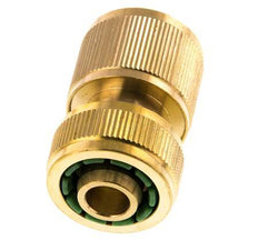 Conector de manguera de latón estilo GARDENA de 13 mm (1/2")