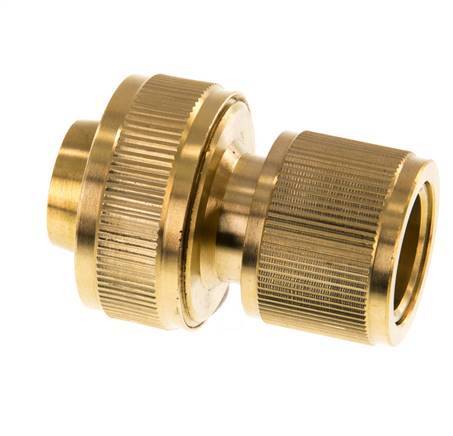 Conector de manguera de latón estilo GARDENA de 19 mm (3/4")