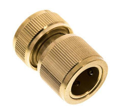 Conector de manguera estilo GARDENA de latón de 13 mm (1/2")