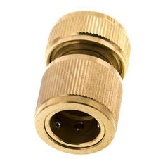 Conector de manguera estilo GARDENA de latón de 13 mm (1/2")