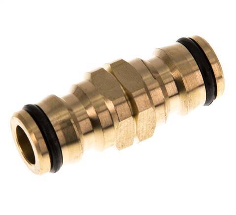 Brass 2x Garden Hose Plug [2 Pieces]
