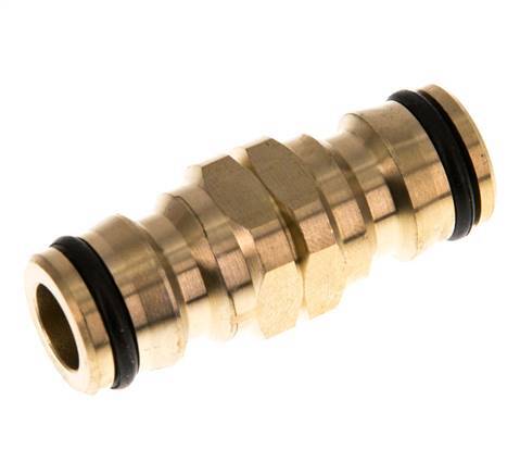 Brass 2x Garden Hose Plug [2 Pieces]
