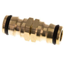 Brass 2x Garden Hose Plug [2 Pieces]