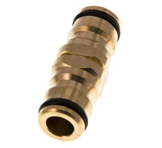 Brass 2x Garden Hose Plug [2 Pieces]