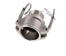 Acoplamiento de acero inoxidable Camlock DN 32 (1 1/4'') R 1 1/4'' Rosca Macho Tipo B MIL-C-27487