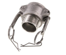 Acoplamiento de acero inoxidable Camlock DN 32 (1 1/4'') R 1 1/4'' Rosca Macho Tipo B MIL-C-27487