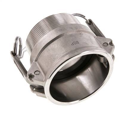 Camlock DN 60 (2 1/2'') Stainless Steel Coupling R 2 1/2'' Male Thread Type B MIL-C-27487