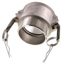 Acoplamiento de acero inoxidable Camlock DN 75 (3'') R 3'' rosca macho tipo B MIL-C-27487