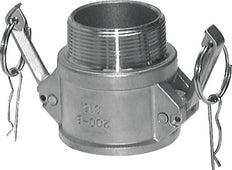 Acoplamiento de acero inoxidable Camlock DN 140 (6'') R 6'' rosca macho tipo B MIL-C-27487